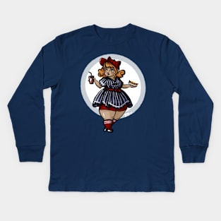 A Day at the Ball Game Kids Long Sleeve T-Shirt